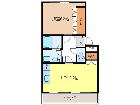 ふぁみーる　Ａ・Ｂの物件間取画像